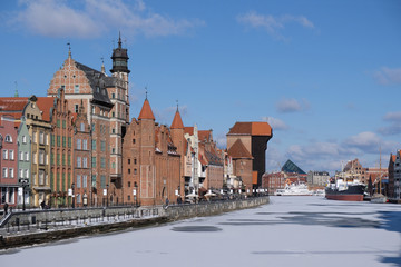 Gdańska Starówka, Polska - pobrzeże nad Motławą © Iwona