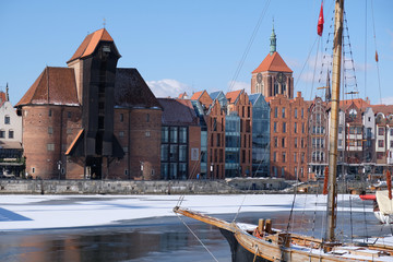 Gdańska Starówka, Polska - pobrzeże nad Motławą © Iwona