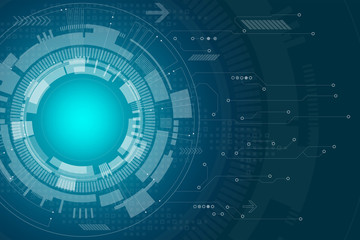 Vector digital technology background.