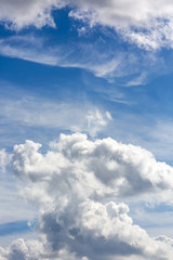 Fototapeta premium Blue sky and clouds