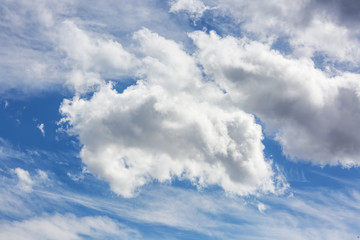 Fototapeta premium Blue sky and clouds