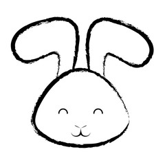 Cute rabbit icon 