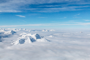 View from the Zugspitze, the top of Germany