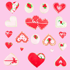 galletas de coraz&oacute;n