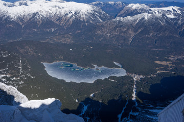 Alpen Berge Eibsee Bayern Bavaria Grainau 