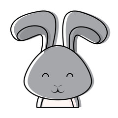 Cute rabbit icon 