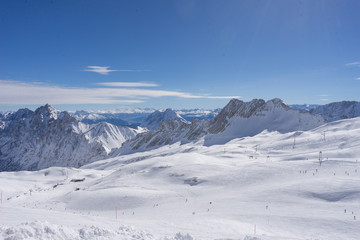 Obraz premium Österreich Alpen Berge Zugspitze
