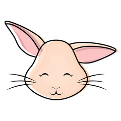Cute rabbit icon 