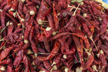 Fresh fruits and vegetables .red chilli peppers