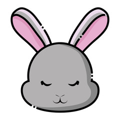 Cute rabbit icon 