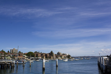 Obraz premium Manly wharf and ferry terminal