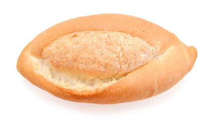 breads on a white background