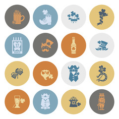 Saint Patricks Day Icon Set
