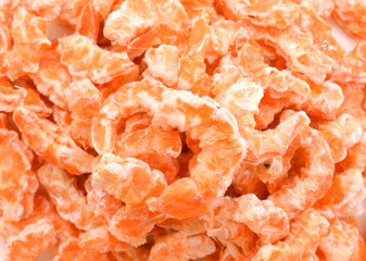 dried shrimp background