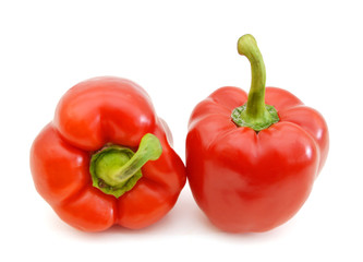 red pepper isolated on white background