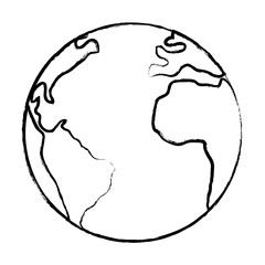 earth planet icon 