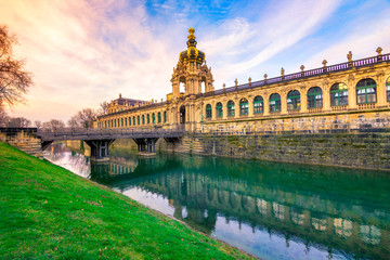 Zwinger palace, art gallery and museum in Dresden, Germany.