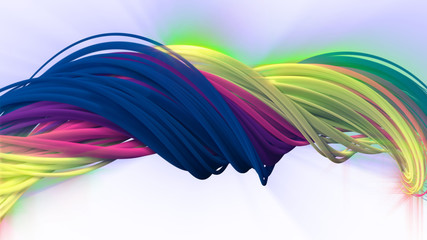 Fototapeta premium Flux rainbow