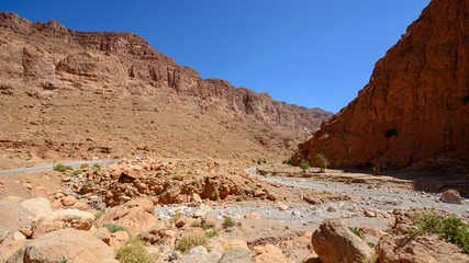 Fototapeta premium landscapes of Morocco, Todra Gorge