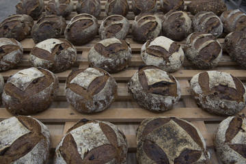 Brotproduktion frisches Brot