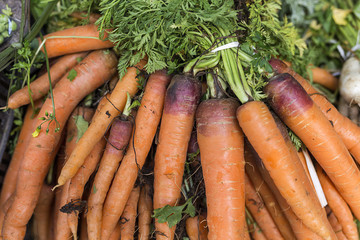 Fresh fruits and vegetables .carrots