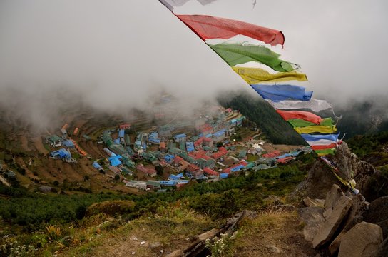 Namche Bazaar, Solukhumbu District, Sagarmatha Zone, Himalayas, Nepal, Asia