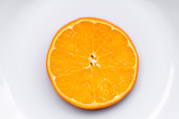 Nahaufnahme einer Orange