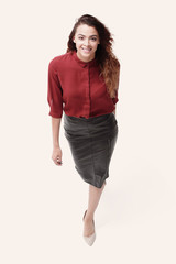 modern business women moving forward