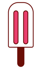 delicious ice cream palette vector illustration design