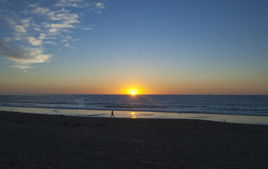 Sunset on Torrance Beach