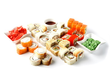 Sushi roll with tuna