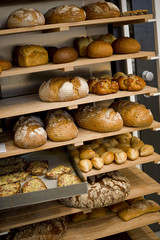 Brot auf dem Blech
