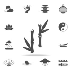 Bamboo icon. Set of Chinese culture icons. Web Icons Premium quality graphic design. Signs and symbols collection, simple icons for websites, web design, mobile app
