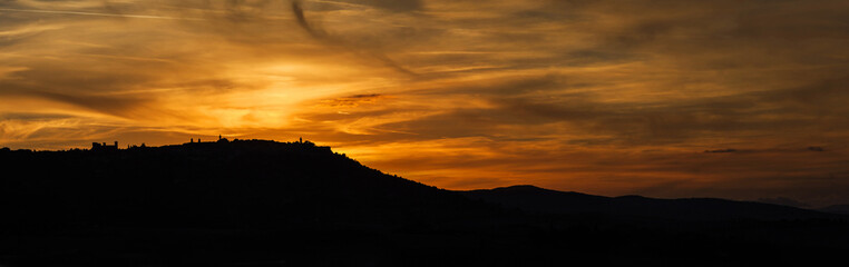 Sunset in Tuscany