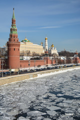 Naklejka premium Winter Kremlin.