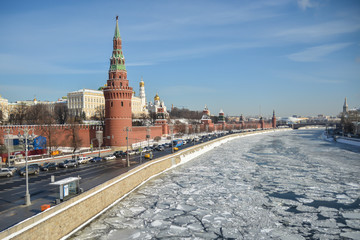 Obraz premium Winter Kremlin.