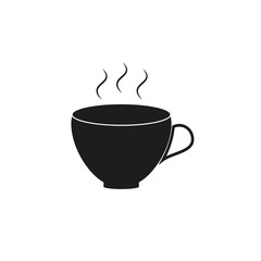 Cup of coffee black icon