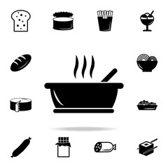 Frying pan sign icon. Detailed set of food and drink icons. Premium quality graphic design. One of the collection icons for websites, web design, mobile app