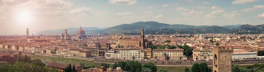 Fototapeta na wymiar Florenz Panorama