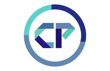 CP Global Blue Ribbon letter Logo 