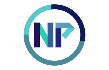 NP Global Blue Ribbon letter Logo 