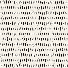 Hand drawn style seamless pattern. Abstract geometric tiling background in black and white. Vector doodle line lattice
