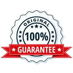 100% Original Guarantee label illustration