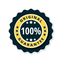 Fototapeta premium 100% Original Guarantee label illustration