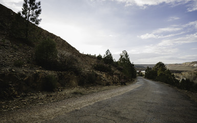 Carretera hacia abajo