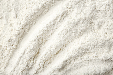 White wheat flour as background