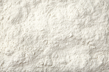 White wheat flour as background