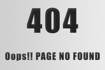 Pagina no encontrada, error 404.