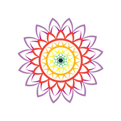 Vector illustration mandala pattern design.