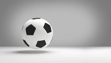 soccer football symbol ball 3D rendering